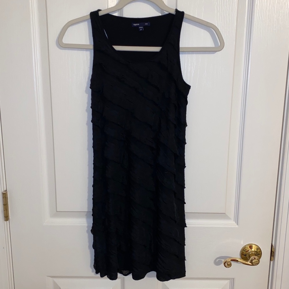 GAP Kids Black Ruffle Dress